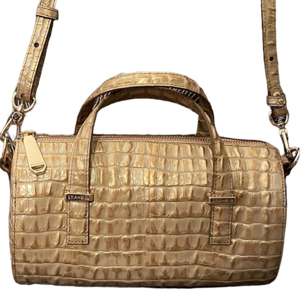 Brahmin Claire La Scala Barrel Bag Like New Condition Used Once